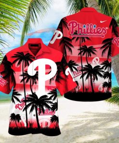 MLB Philadelphia Phillies 2024 Palm Tree Hawaiian Shirt