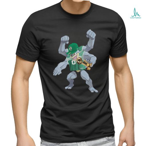 Machamp Pokemon x Boston Celtics Collaborations NBA Finals 2024 Champions Merchandise T Shirt