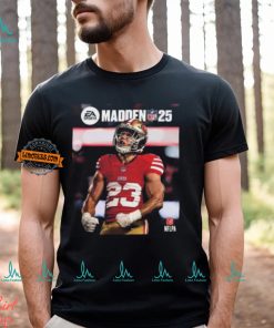 Madden NFL 25 Standard Edition Cover Athlete Christian McCaffrey From 49Ers Unisex T Shirt