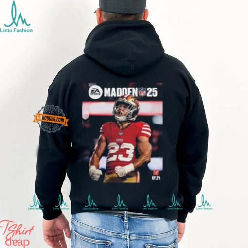 Madden NFL 25 Standard Edition Cover Athlete Christian McCaffrey From 49Ers Unisex T Shirt