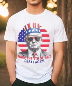 Make The 4th of July Great Again President Donald J Trump Independence Day USA Unisex Softstyle T Shirt