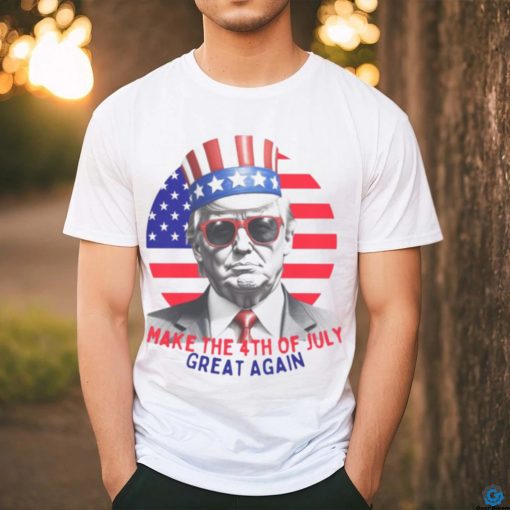 Make The 4th of July Great Again President Donald J Trump Independence Day USA Unisex Softstyle T Shirt