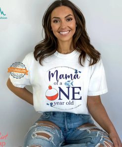 Mama Of The Big One Fishing Boy First Birthday Ofishally T Shirt