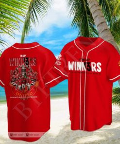 Manchester United FA Cup 13 Times Winn3rs Baseball Jersey