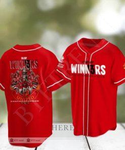 Manchester United FA Cup 13 Times Winn3rs Baseball Jersey