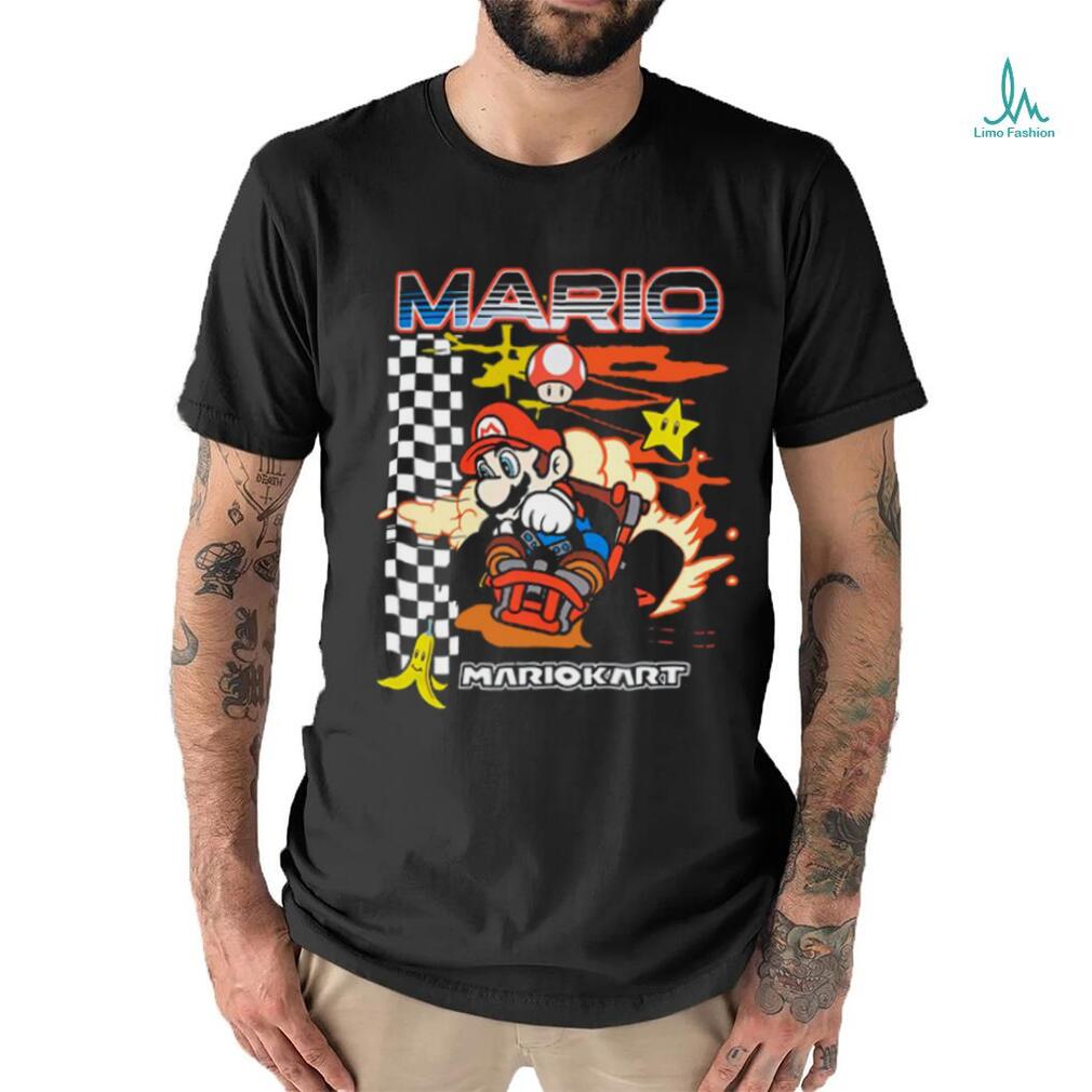Mario Kart Racing Finish Line T Shirt Mario Kart Racing Finish Line T Shirt