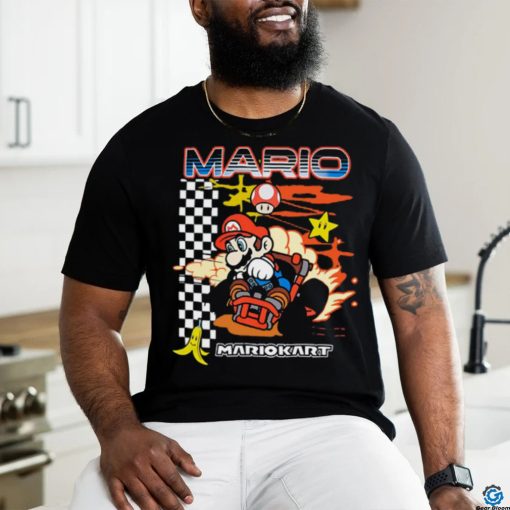 Mario Kart Racing Finish Line T Shirt