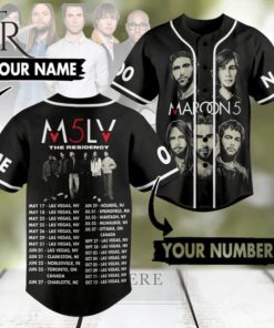 Maroon 5 M5LV The Residency Custom Baseball Jersey