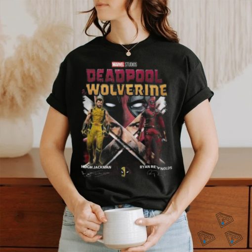 Marvel Studio Deadpool X Wolverine X Men Universe Fan T Shirt