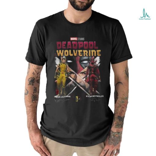 Marvel Studio Deadpool X Wolverine X Men Universe Fan T Shirt