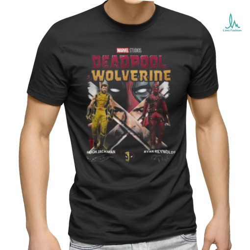 Marvel Studio Deadpool X Wolverine X Men Universe Fan T Shirt