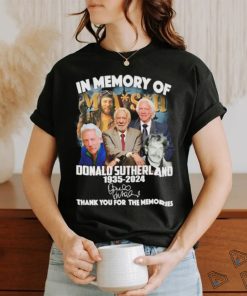 Mash in memory of Donald Sutherland 1935 2024 thank you for the memories shirt