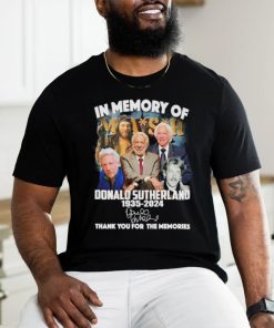 Mash in memory of Donald Sutherland 1935 2024 thank you for the memories shirt