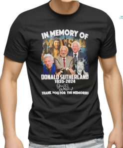 Mash in memory of Donald Sutherland 1935 2024 thank you for the memories shirt