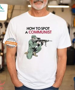 Matt Maddock Wearing How To Spot A Communist Shirt