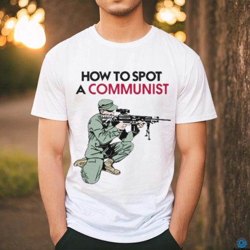 Matt Maddock Wearing How To Spot A Communist Shirt