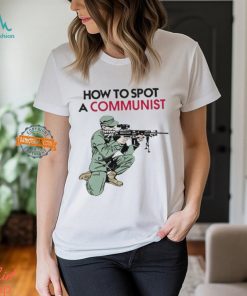 Matt Maddock Wearing How To Spot A Communist Shirt