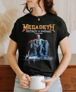 Megadeth Destroy All Enemies Tour 2024 shirt