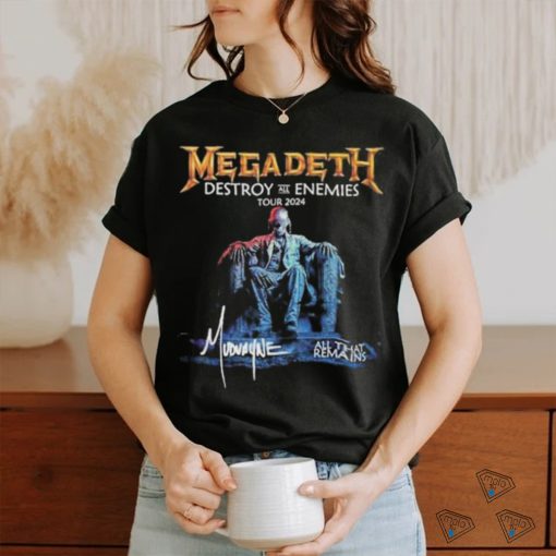 Megadeth Destroy All Enemies Tour 2024 shirt