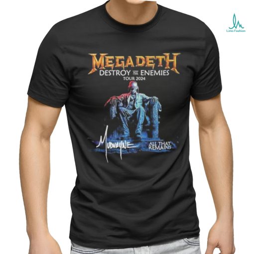 Megadeth Destroy All Enemies Tour 2024 shirt