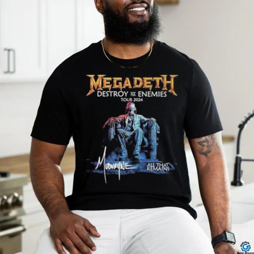 Megadeth Destroy All Enemies Tour 2024 shirt