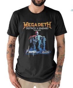 Megadeth Destroy All Enemies Tour 2024 shirt