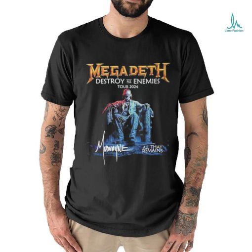 Megadeth Destroy All Enemies Tour 2024 shirt