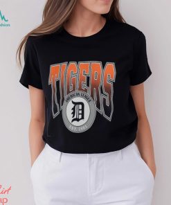 Men's Detroit Tigers Mitchell & Ness Navy Play By Play Traditional T Shirt