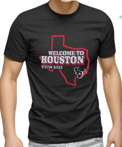 Men's Fanatics Stefon Diggs Navy Houston Texans Welcome to Houston T Shirt