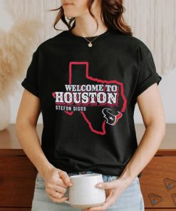 Men's Fanatics Stefon Diggs Navy Houston Texans Welcome to Houston T Shirt