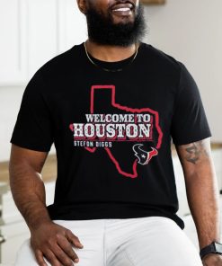 Men's Fanatics Stefon Diggs Navy Houston Texans Welcome to Houston T Shirt