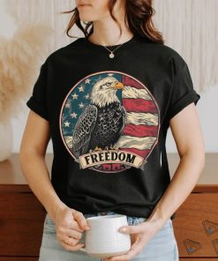 Men's Freedom American Eagle USA Flag T Shirts