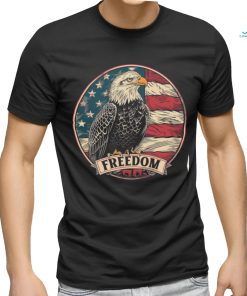 Men's Freedom American Eagle USA Flag T Shirts