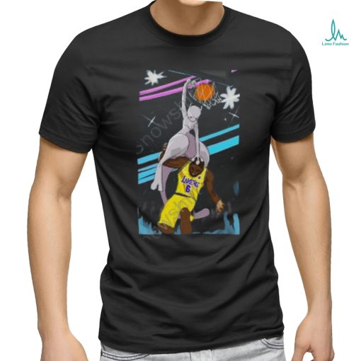 Mewtwo Dunking On Lebron James Limited Edition New Shirt