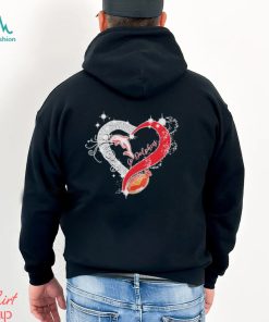 Miami Dolphins Go Dolphins Diamond Heart Shirt