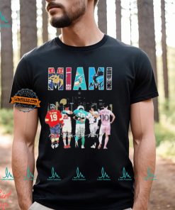 Miami Sports Teams florida panthers miami heat dolphins marlins inter miami 2024 Shirt