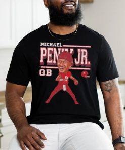 Michael Penix Jr. number 9 Atlanta Falcons cartoon caricature signature shirt