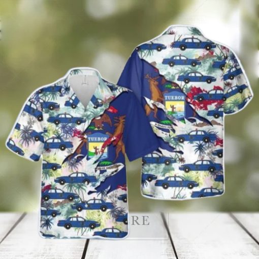 Michigan State Police Hawaiian Shirt For Beach Fans