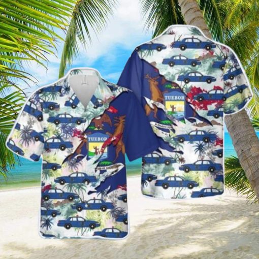 Michigan State Police Hawaiian Shirt For Beach Fans