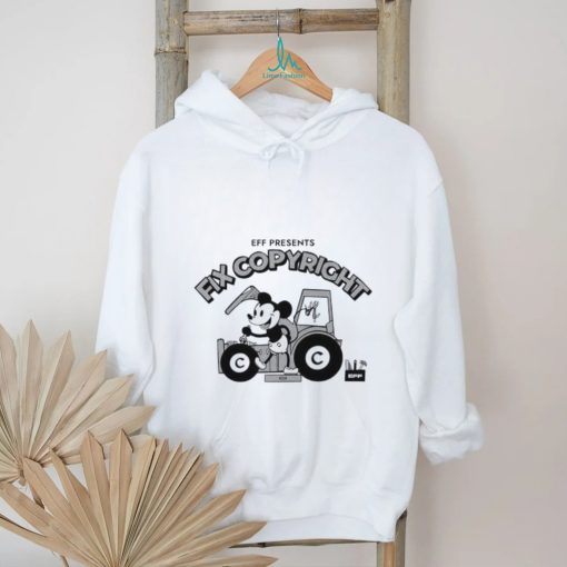 Mickey Mouse eff presents fix copyright shirt