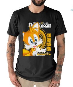 Miles Tails power official sega Dreamcast shirt