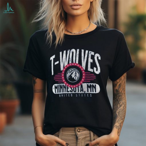 Minnesota Timberwolves Fanatics Badge of Honor Tri Blend T Shirt