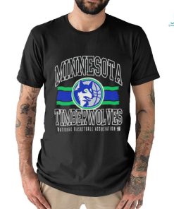 Minnesota Timberwolves National Basketball Association striped logo shirt