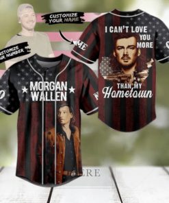 Morgan Wallen I Can’t Love You More Than My Hometown Custom Baseball Jersey