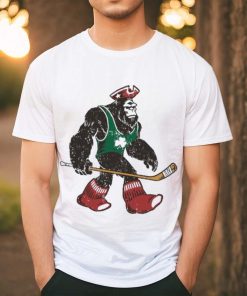 Mossquatch Boston Celtics Baseball NBA T shirt
