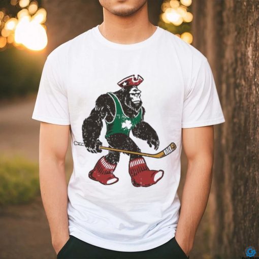 Mossquatch Boston Celtics Baseball NBA T shirt