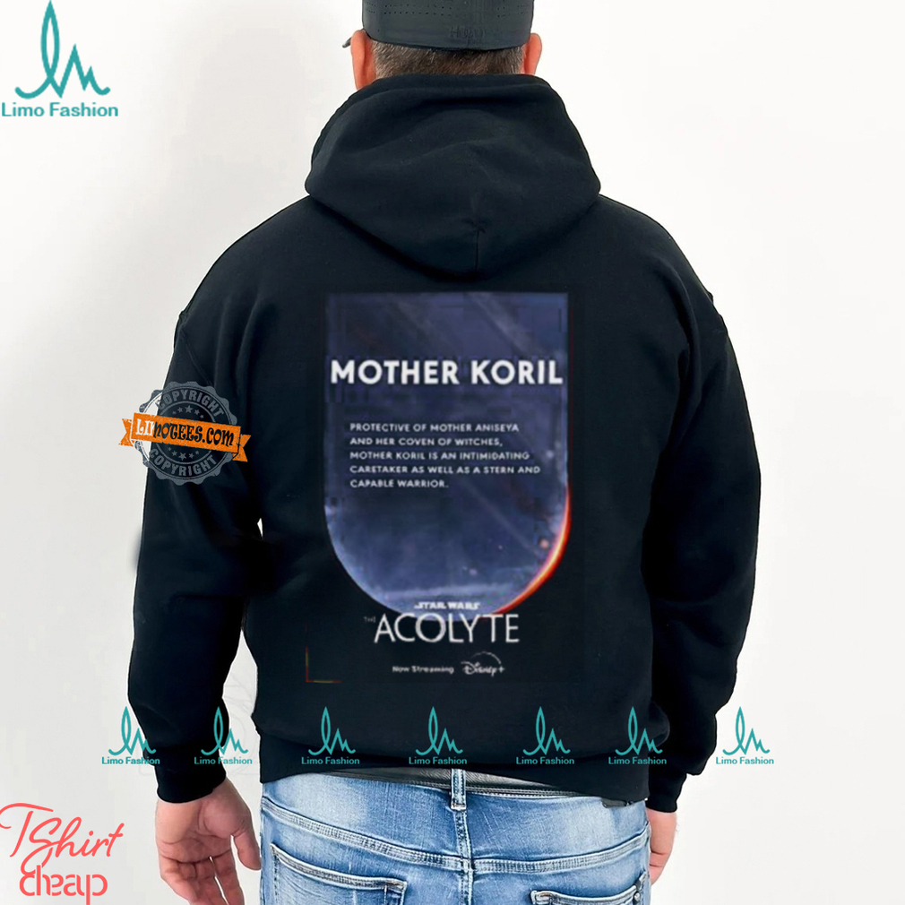 Mother Koril Character In Star Wars The Acolyte Now Streaming On Disney Two Sides Unisex T Shirt Mother Koril Character In Star Wars The Acolyte Now Streaming On Disney Two Sides Unisex T Shirt
