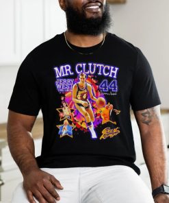 Mr Clutch Jerry West the logo Los Angeles Lakes signature shirt