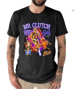 Mr Clutch Jerry West the logo Los Angeles Lakes signature shirt