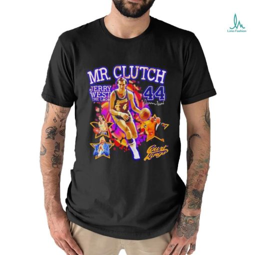 Mr Clutch Jerry West the logo Los Angeles Lakes signature shirt